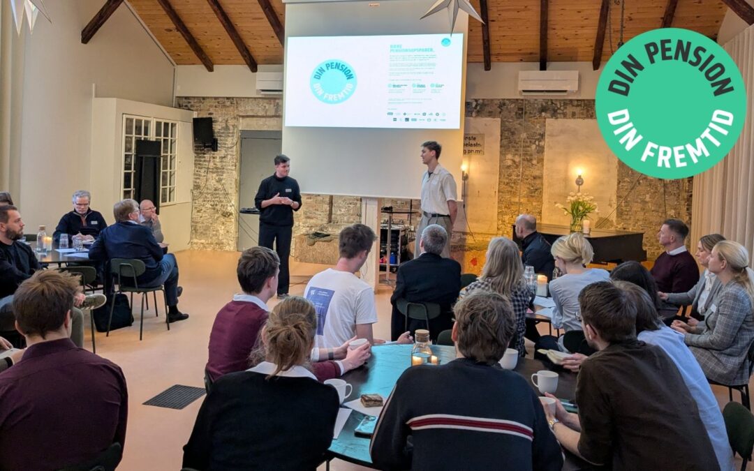 Unge klimastemmer tog hul på dialog med pensionsbranchen